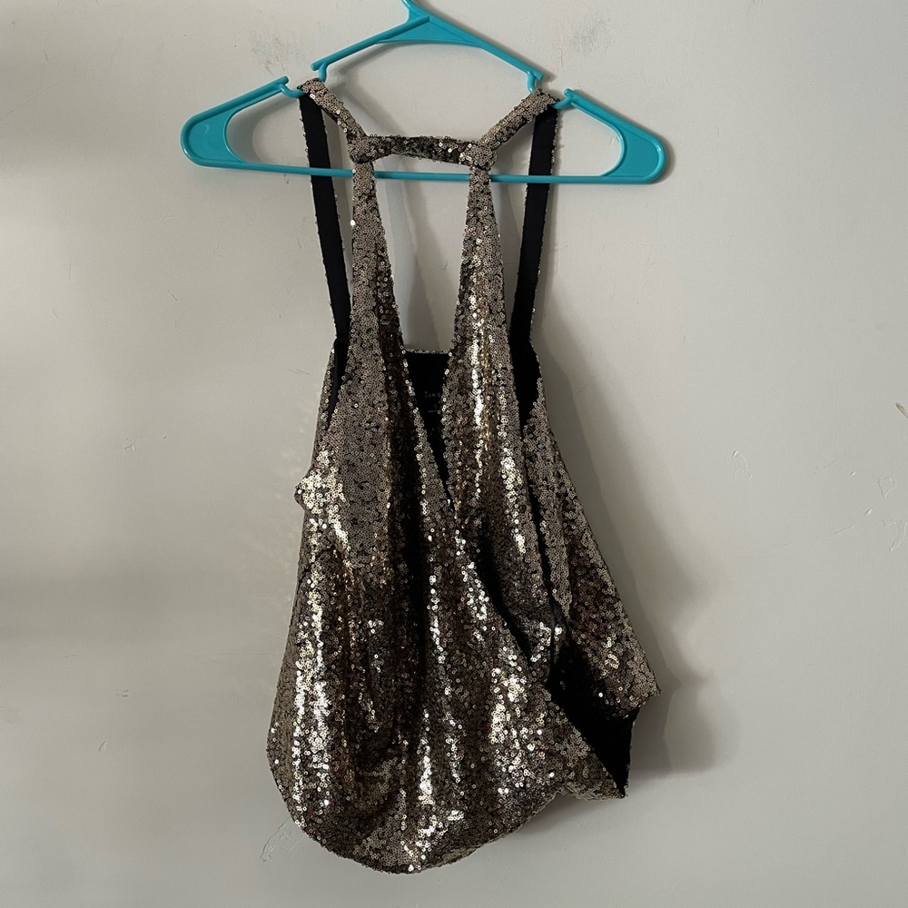 Lumiere tank top. Open front. Size S. Sexy